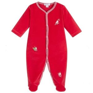 Kissy Kissy NIB 3-6M Velour Sleeper